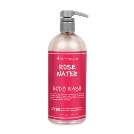 Renpure Rose Water Body Wash, 24oz (Best Body Wash For Dermatitis)