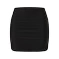 thumbnail image 4 of DHFJKG Womens Swim Skirts Bathing Suit Bottom High Waisted Swim Skort Side Slit Solid Color Swimsuit Bottoms Versatile Beachwear, 4 of 4