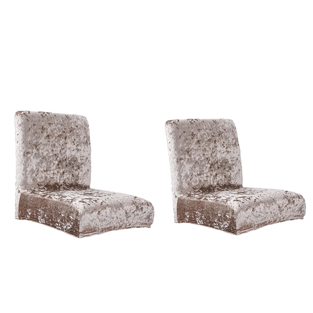 2 Piezas, Suave, Bajo, Corto, Respaldo, Silla, Asiento, Funda, Banquete, Boda, Fiesta, Decoración Sunnimix Fundas elásticas para asientos de comedor