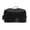 Black, variant on Impressions Vanity Cordoba Double Layer Makeup Bag with Top Handle, Faux Pebbled Supple Leather