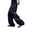 Dark Gray, variant on TOMVIGX Mens Baggy Wide Leg Pants Loose Fit Elastic Waist Drawstring Quick Dry Lounge Trousers with Pockets Streetwear Casual Track Pants