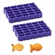 thumbnail image 1 of 2 Cortadores de Galletas de Dorado, Mini Cortadores de Galletas de Dorado de 25 Cavidades, Cortador de Dorado para Galletas Saladas, Moldes con Formas de Pescado, 1 of 7