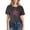 A02 Black, variant on JOANKDMI Women's 4th of July Shirts Cute Patriotic Memorial Day American Flag Cotton Tops Independence Day Holiday Festival Wear