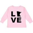 thumbnail image 3 of Inktastic Love Minnesota Boys or Girls Long Sleeve Toddler T-Shirt, 3 of 5