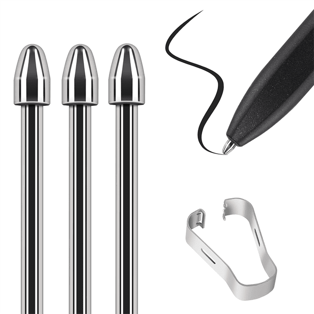 Replacement Marker Stylus Pen Tips for Remarkable 2 Tablet- Durable Titanium Alloy Metal Tip/Nibs (3 PCS)