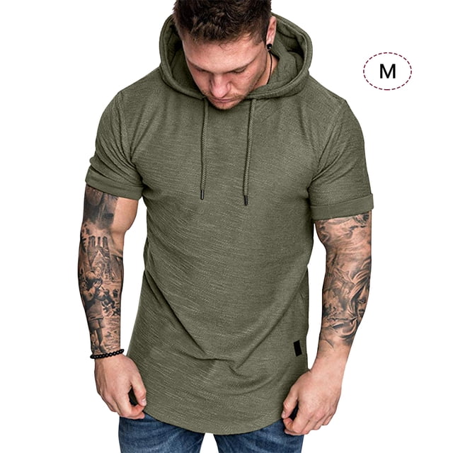 Sudadera con capucha para hombre Sudadera con capucha de algodón Sudadera con capucha de ocio que absorbe el sudor, verde, M Speravity AP000762-06