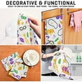 thumbnail image 7 of SKYSONIC Mardi Gras Kitchen Towel Set of 1,Super Soft Absorbent Hand Towel Tea Towel Tableware Cleaning Rag for Kitchen, Home, Hotel, Beach, Bathroom, Gym, 7 of 7
