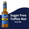 Torani Sugar Free Toffee Nut Flavoring Syrup, Coffee Flavoring, Drink Mix, 12.7 oz