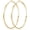 Gold 30mm, variant on 925 Sterling Silver Earrings, Large Women's Silver Hoop Earrings, Lightweight Large Earrings, Hypoallergenic Delicate Earrings, Sizes: 30/40/50/60/65/70 mm