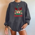 thumbnail image 2 of WXLWZYWL Trendy Sweatshirts For Women 2023 Womens Christmas Round-Neck Print Long Sleeve Tops Printed Regular Blouse, 2 of 5