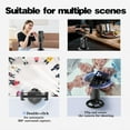 thumbnail image 5 of Smart AI Facial Recognition Phone Tripod, Auto Face Tracking Tripods & 360° Rotating Selfie Stick, Smart AI Motion Sensor Gimbal Stabilizer Holder with Remote for Video Recording Pink, 5 of 7