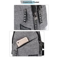 thumbnail image 6 of LAVA Crossbody Bags, Sling Bags, Casual Shoulder Bags, Portable Small Hiking Backpacks, Multipurpose Zipper Chest Bag for Women Men Travel Sports Gym Running (Gray), 6 of 9
