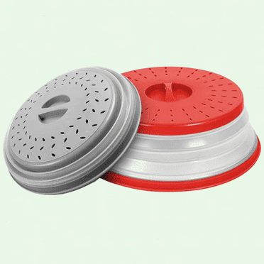 Microwave Splatter Cover 2 Pack, BPA-Free Splatter Guard Cover for Food, Microwave Plate Cover Guard