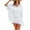 White, variant on Huowey Kaftan Bikini Beach Tops Swimwear Women Trim Loose Up Cover Chiffon Tassels Plus Size Swimwear Summer Beachwear Honeymoon Cruise Trendy Wear