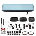 thumbnail image 2 of Car Video Recorder, 4G SIM GPS Navigation 9-36V Mirror Dash Cam  For  9.0, 2 of 8