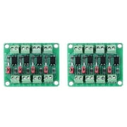 2X 817 Optocoupler 4 Channel Voltage Isolation Board Voltage Control Switching Driver Module Optical Isolation Module