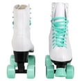 thumbnail image 4 of C7 Skates Quad Roller Skates, Great for Outdoor Use, Many Color Varieties (Mint, Women's 8 and Men's 7), 4 of 6