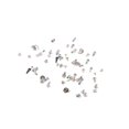 thumbnail image 2 of Dalazy Full Screws Set Replacement & Bottom Pentalobe Screw Black For iPhone 8, 2 of 7