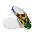 thumbnail image 3 of Lsque Landscape With Sunflowers Pattern Womens Comfort Cotton on Scuff With Memory Foam and Anti-skid Sole Slipper-46/47, 3 of 7