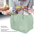 thumbnail image 4 of 2pcs Portable Thermal Insulated Bag Student Worker Lunch Dinner Storage Bag ContainerDot Green, 4 of 4