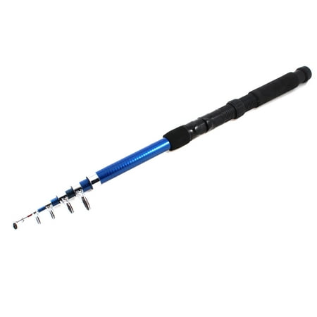 Anglers Foam Covered Grip Telescoping 6 Section Fishing Rod
