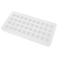thumbnail image 3 of 40Grids Silicone Ice Tray Square Shape Ice Cubes Maker Mold DIY Kitchen AccessoriesTransparent, 3 of 14