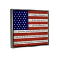 thumbnail image 4 of Stupell Industries Pledge of Allegiance Flag Inspirational Painting Gray Floater Framed Art Print Wall Art, 21 x 17, 4 of 10