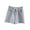Gray, variant on Sakmal Cotton Shorts Women Pink Summer 6" Wide Leg High Waisted Shorts with Pockets