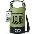 thumbnail image 1 of Mochila impermeable Lamicall 10L con funda para teléfono, color verde, 1 of 7