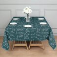 thumbnail image 3 of Math Equations Dark Green Formula Pattern Square Tablecloth,Waterproof Square Table Cover,Wipeable Spillproof Washable Table Cover for Home Kitchen Party Decor 42"X42"(107x107cm), 3 of 6