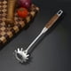 thumbnail image 1 of Cuchara Para Espaguetis De Acero Inoxidable, Servidor De Pasta Con Mango De Madera, Cucharón Colador De Cocina, Utensilio De Cocina Multiusos, Cuchara Coladora Para Servir, 1 of 6