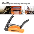 thumbnail image 4 of Solo Guitar Capo 3 in 1 Multifunctional Universal Professional Musical Instrument Supplies(Black Orange ), 4 of 4