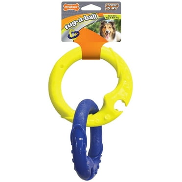 Nylabone Power Play Tug-a-Ball Dog Toy Large [New Dog Supplies, Dog Rope and Tug Toys, Nylabone, Dog Supplies] 1 count