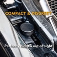 thumbnail image 5 of Airtag Holder Ultra Magnetic for Car, Truck Waterproof & Shatterproof Minimalist Design, Strong(Magnetic 2 Pack Black), 5 of 5