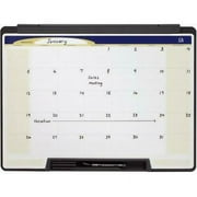 1Pc Quartet MMC25 Motion 18" x 24" Portable Monthly Calendar Whiteboard with Black Plastic Frame