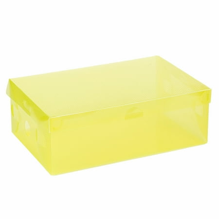 

-Foldable--Plastic-Shoe-Boxes--Organizer-Storage-Stackable-Tidy-Box Housekeeping & Organizers