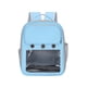 thumbnail image 1 of Billuyoard Mochila duradera para gatos, portador de felino S, compañero de viaje, ventana transparente, mochila de senderismo para mascotas Suministros para gatos Azul, 1 of 6
