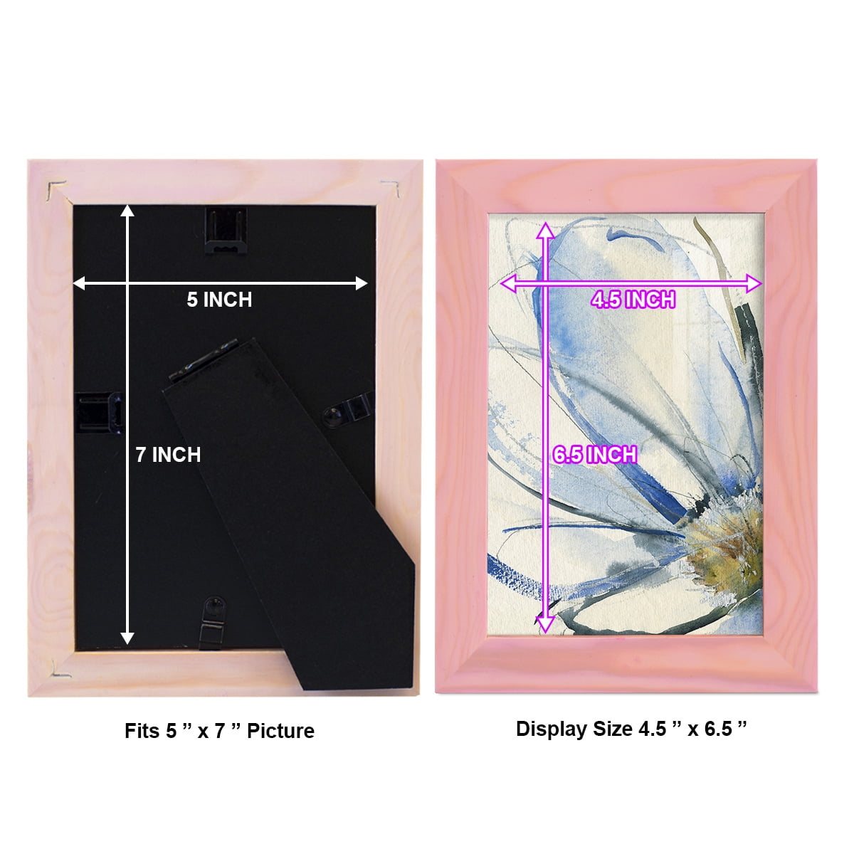 Cobalt & Paynes Petals I - Framed Print w/glass - Sunset Pink