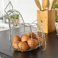 thumbnail image 3 of Metal egg basket Egg Chrome metal egg basket, 3 of 3