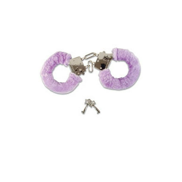 Set of 12 Fuzzy Lavender Purple Furry Handcuffs