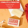 thumbnail image 2 of BRIXY Strengthening Shampoo Bar For Thinning Hair | Pumpkin Seed Oil, Rosemary Oil, & Caffeine | Ceramide & Niacinamide Support The Moisture Barrier | pH Balanced, Color Safe, Vegan, Made In USA, 2 of 12