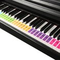 thumbnail image 1 of Coofit 2 Sets Piano Key Sticker Creative Piano Keyboard Sticker for 54/61/88 Keys, 1 of 8