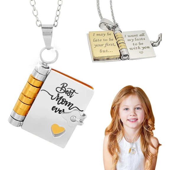 My Little Star Book Necklace