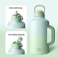 thumbnail image 7 of BOTTLE BOTTLE Insulated Water Bottle 64 oz with Straw and Dual-use Lid Stainless Steel Water Bottle with Handle Insulated Jug for Sports green gradient, 7 of 7