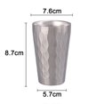 thumbnail image 3 of Double Wall Insulated Wine Glass with Double Bottom Keeps Your Wine Cool, 3 of 11