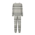 thumbnail image 6 of Christmas Pajamas Family, Matching Family Christmas Pajamas, Family Matching Pajamas, Black Reindeer Fair Isle Long Sleeve Crew Neck Soft Cozy Loungewear Set for Holiday, 6 of 6
