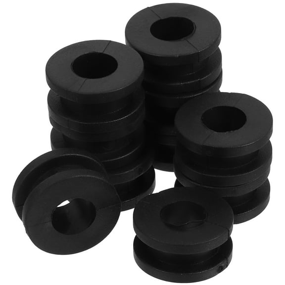 GAXIRE 10Pcs Round Rubber Grommets for Motorcycle Maintenance 1.9 x 1.9 x 0.39 Inch Seal