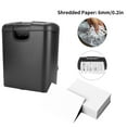 thumbnail image 6 of 6-Sheet Paper Shredder with 3 Gallon Bin, Strip-Cut Paper/CD/Card Shredder for Home Office Use, 6 of 14
