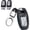 Carbon Fiber, variant on Key Fob Cover Compatible with Fit for Audi Q5 Q7 S3 S4 S5 S6 S7 S8 SQ5 RS5 RS7 A4 A5 A6 A7, ABS Zinc Alloy, 3 Button, Keyless Key Holder, Keychain, Keychain Case Holder Protector,Black
