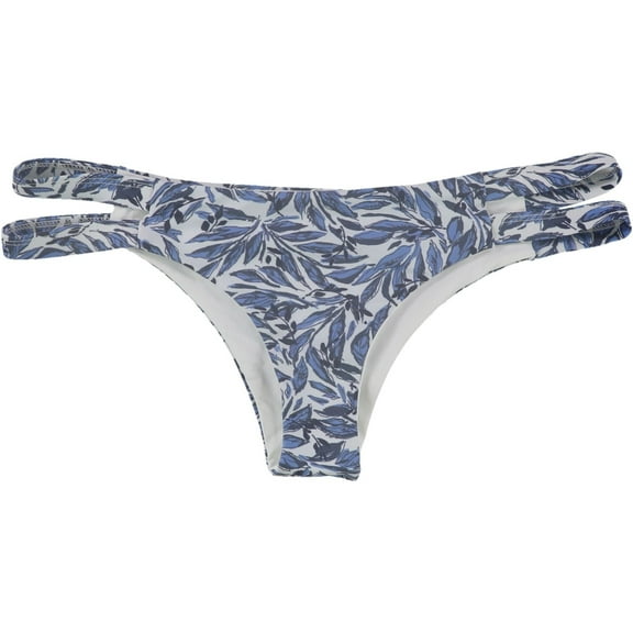 Tavik Womens Chloe Minimal Bikini Swim Bottom, Blue, Medium